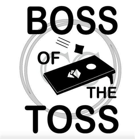 Boss Of The Toss Svg Etsy