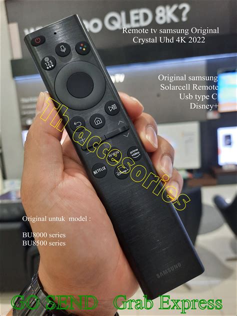 Remote Tv Samsung Crystal Uhd K Solar Cell Original Bu Dan Bu