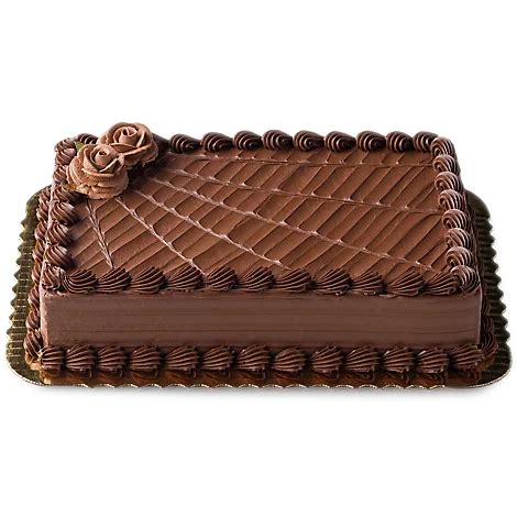 Bakery Cake 1/4 Sheet Choco - Online Groceries | Jewel-Osco