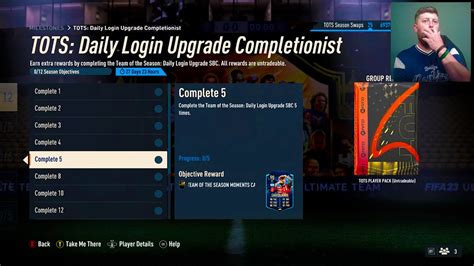 How To Complete Tots Daily Login Upgrade Completionist Objectives 🔥