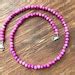 Pink Fuchsia Crazy Lace Agate Small Stone Necklace Now Etsy