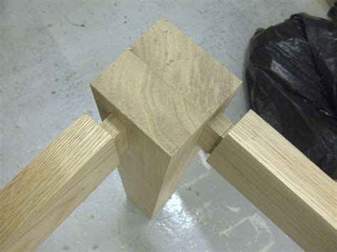 How To Make A Simple Table Leg Assembly Using Mortise And Tenon Joinery