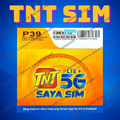 5g Simcards Tnt Smart Globe Dito Brand New Sealed Shopee