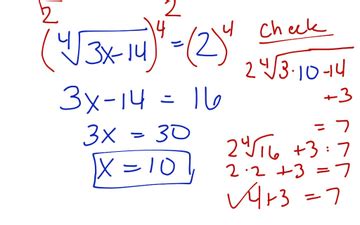 Solving Simple Radical Equations | Educreations