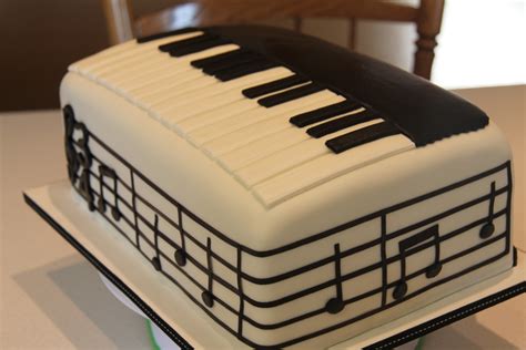 Piano Birthday Cake