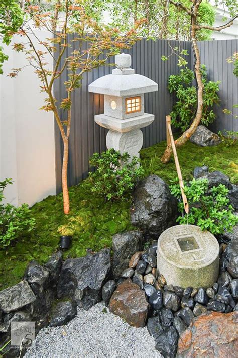 minimalist-japanese-garden-and-traditional-bamboo-fountain ...