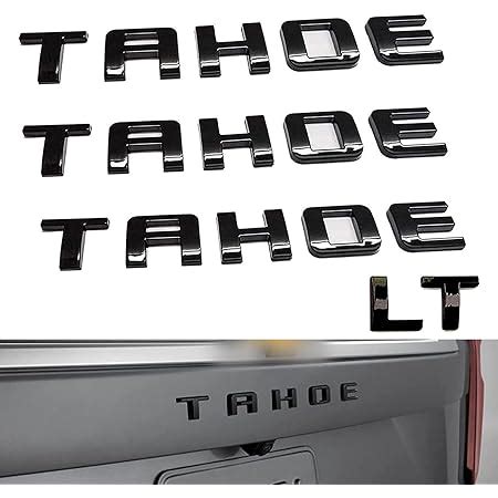 Amazon Yoaoo 3x OEM Black Tahoe Nameplate Emblems Letter Badge For