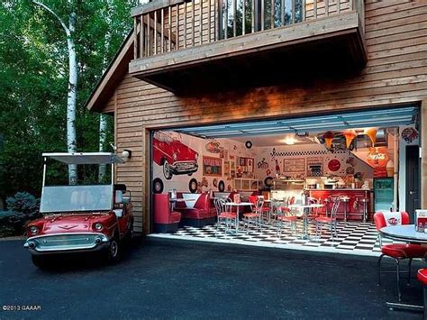 50s Style Diner In Garage 50s Style Garage Pinterest Garage