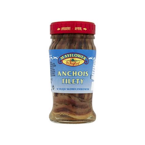 Mayflower Anchois w Oleju Słonecznikowym 90g