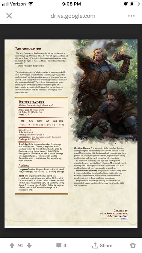 D&D NPCs & Monsters | Dungeons and Dragons Homebrew