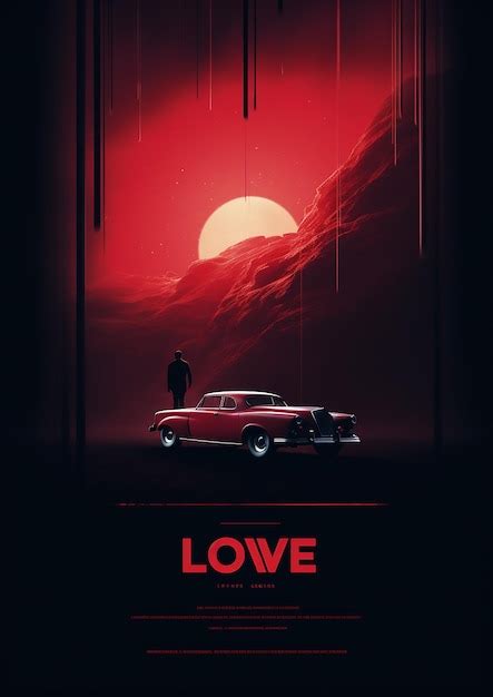 Premium Vector | Love in a poster movie