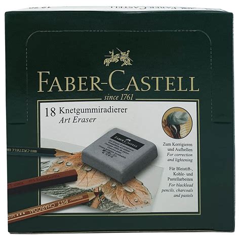 Faber Castell Kneadable Grey Art Eraser 18pcs