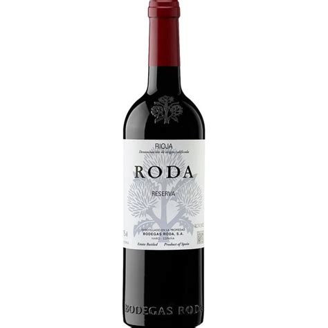 Comprar Vino Tinto Reserva DOCa Rioja Botella 75 Cl RODA