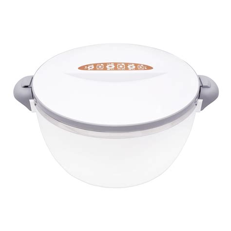Buy Happy Ware Hot Pot With Lock 31x24x17cm 3600ml White SU 621 Online At Special Price In