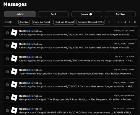 I re-styled the Roblox messages page! - Creations Feedback - Developer Forum | Roblox