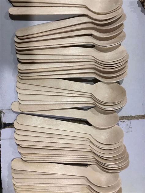 Birch Wood Natural Wooden Cutlery Disposable Cutlery Eco Friendly