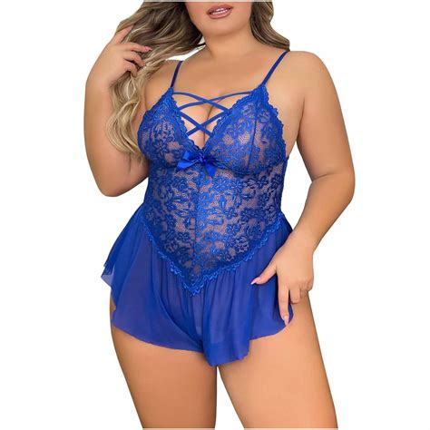 LIBRCLO Lingerie Set For Women V Neck Sexy Plus Size Walmart