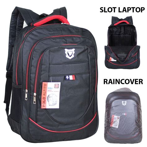 Jual Backpack Pria Wanita Tas Gendong Cowok Cewek Ransel Polo Alfito