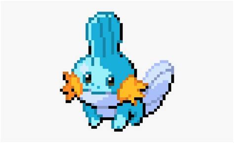 Pixel Art Templates Pokemon Mudkip