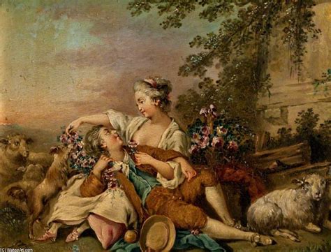 Reproducciones De Pinturas Escena Pastoral De Jean Baptiste Huet 1745