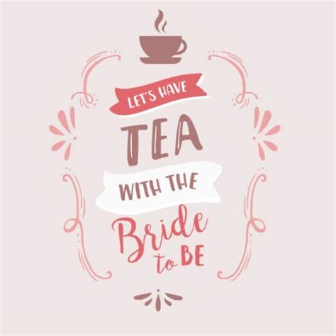 Let S Drink Tea With The Bride To Be Bridal Shower Guest Book Tea