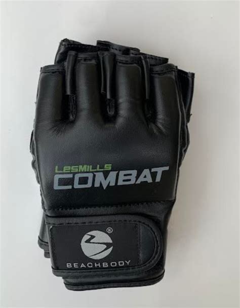 Les Mills Combat Beach Body Workout Training Gloves Unisex (Size Small)