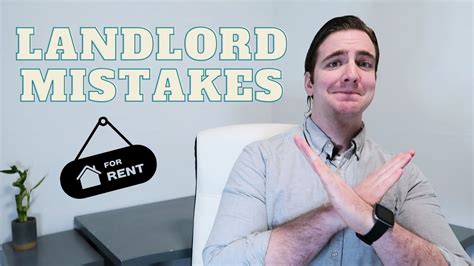 Common Landlord Mistakes To Avoid Our Experiences Youtube