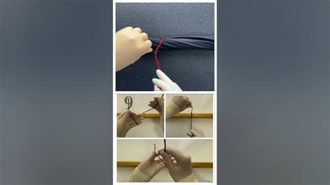 O19【one Handed Surgical Knot】left Middle Fingerright Rotation×1