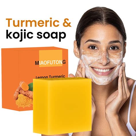 Kojic Acid Soap Turmeric Soap Bar Kojic Acid Turmeric Soap Bar Turmeric Kojic Acid Soap