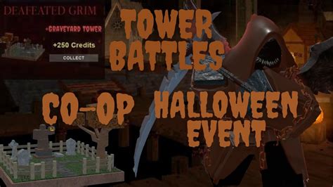 Tower Battles Halloween Event Co Op Strategy YouTube