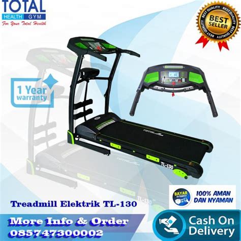 Jual Alat Fitness Gym Treadmill Elektrik Tl 130 2 Hp Ready Stok