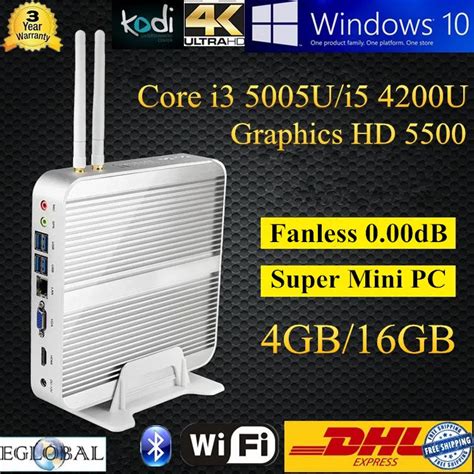 Home Computer Slim Pc New Arrival Intel Core I5 4200u I3 5005u 4gb Ddr3