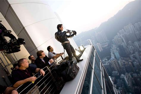 Photo Christian Bale Director Christopher Nolan And Crew Behind The