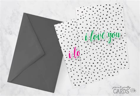 Free I Love You Card Printable | Print Pretty Cards