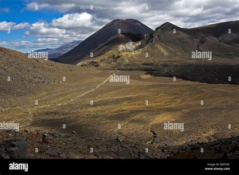 Volcano Tongariro National Park Stock Photo - Alamy