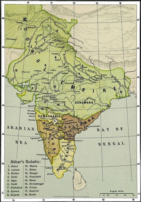 Medieval History Of India Map