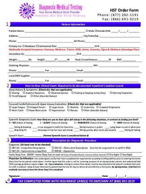 Fillable Online Sleep Study Precertification Request Form Fax Email