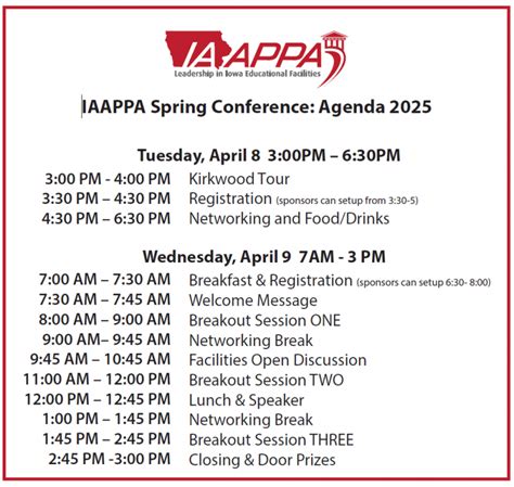 2025 Spring Conference – Iowa Chapter of APPA