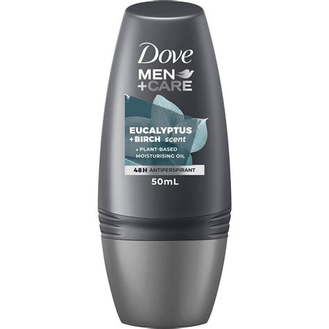 Dove Men Care Eucalyptus Birch Antiperspirant Roll On Ml Woolworths