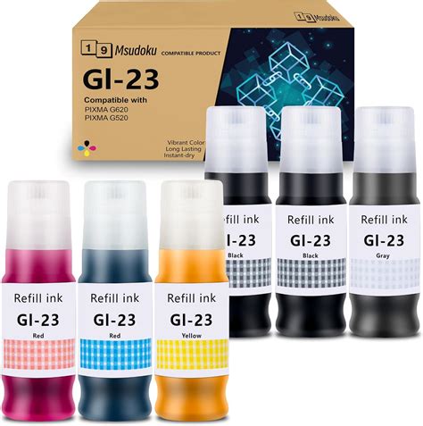 Amazon Msudoku Gi Ink Refill Bottle Pack Compatible