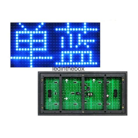 P10 Outdoor White Color LED Display Module 320x160 LED LCD Products