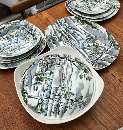 Midwinter Dinner Service Happy Valley By Jessie Tait For Sale