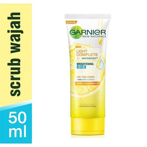 Jual Garnier Light Complete White Speed Multi Action Brightening Scrub