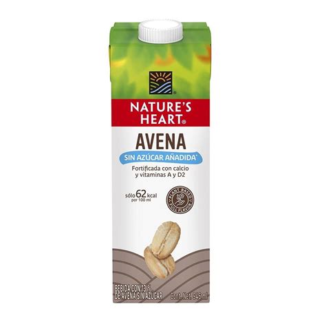 Bebida Vegetal Natures Heart De Avena Sin Azúcar 946 Ml Walmart