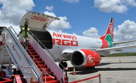 Flyingphotos Magazine News Kenya Airways Cargos First B737 300f