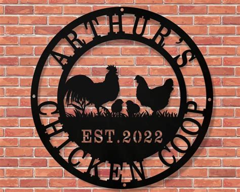 Customize Hen House Sign Metal Farm Sign Poultry Sign Etsy