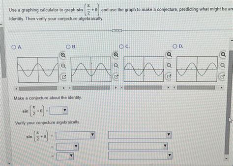 Solved Use a graphing calculator to graph sin(2π+θ) and use | Chegg.com