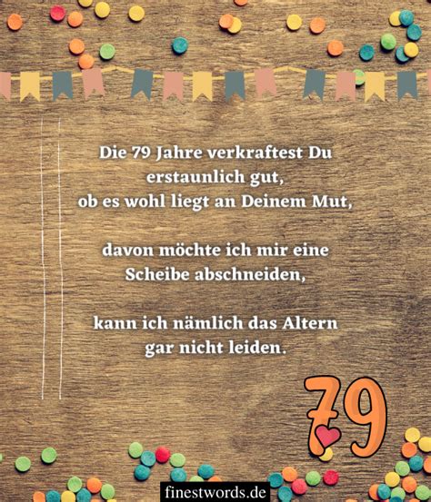 44 Glückwünsche zum 79 Geburtstag Kurz Herzlich Lustig