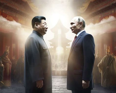 Xi Jinping E Putin Immagine Creata Con L Intelligenza Artificiale