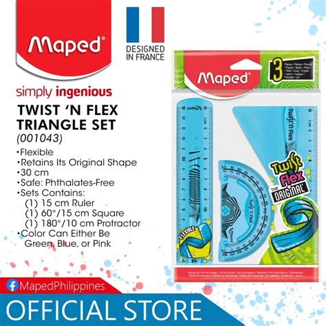 MAPED Twist N Flex Triangle Set 3 Piece Set 895024 Lazada PH